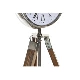 Namizna ura DKD Home Decor 22 x 40 x 80 cm Natur Slvfarvet Aluminium Stativ Mangotr Traditionel #13