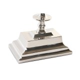 Namizna ura DKD Home Decor 23 x 8 x 30 cm Slvfarvet Aluminium #13