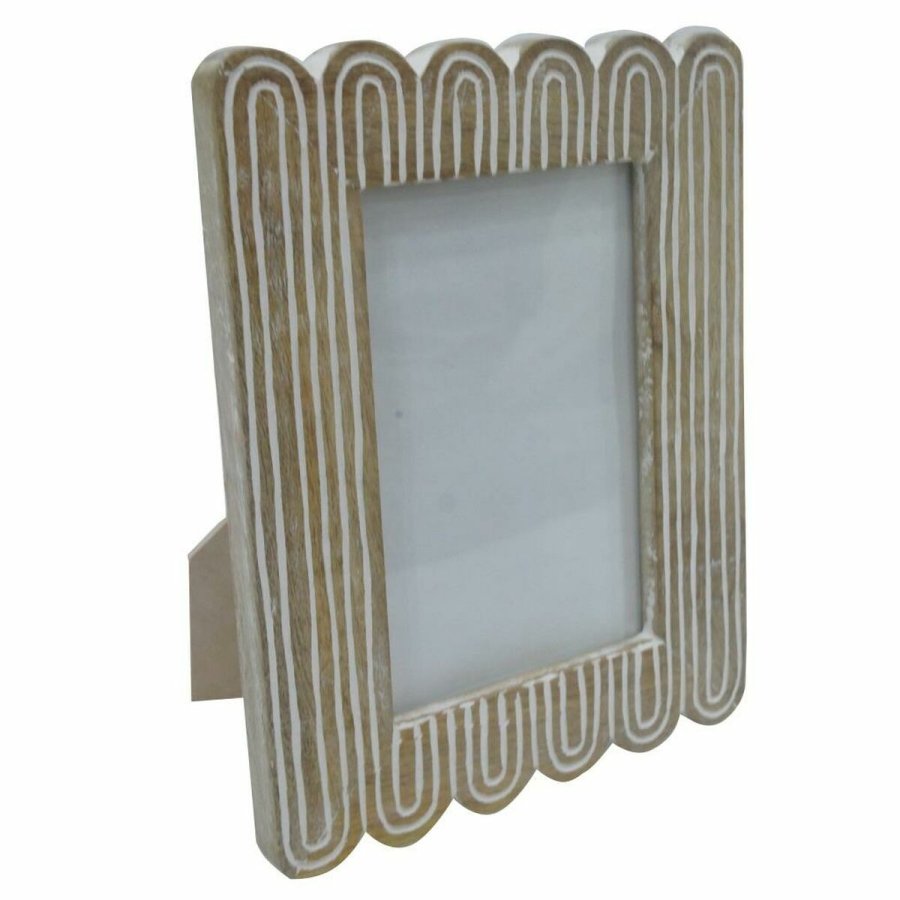 Fotoramme DKD Home Decor 19 x 2 x 21 cm 16 x 2 x 21 cm Natur Kolonistil Mangotr #1