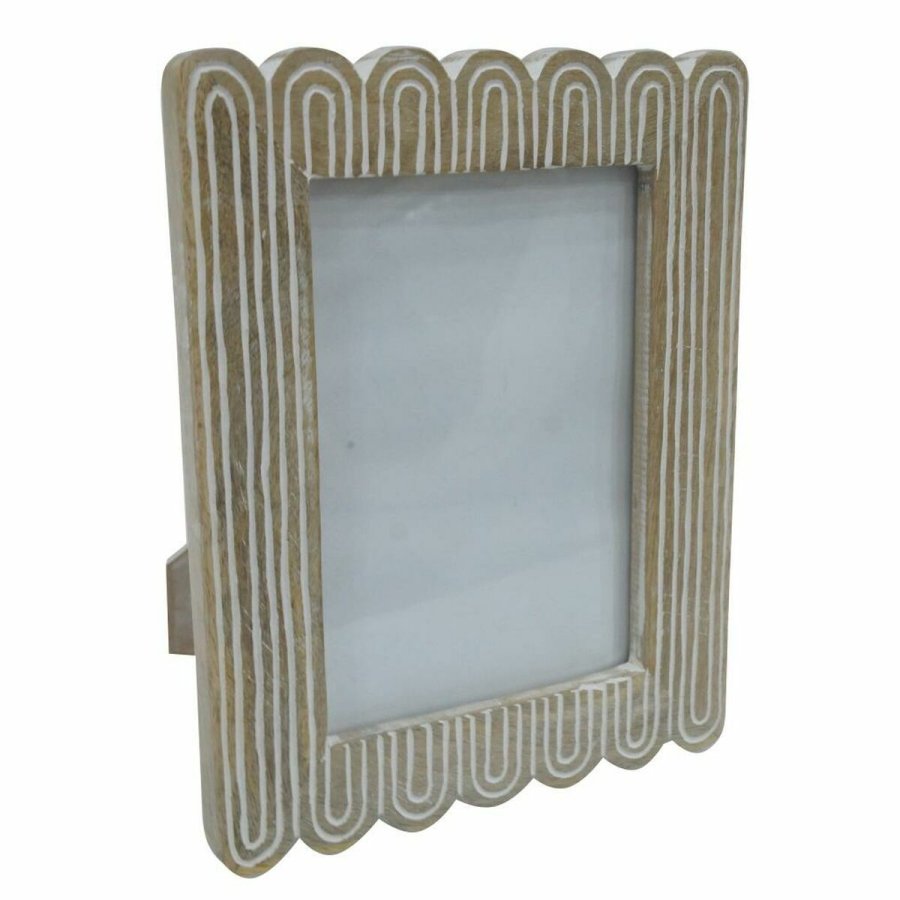 Fotoramme DKD Home Decor 18,5 x 2 x 23 cm Natur Kolonistil Mangotr 20 x 2 x 24 cm #1