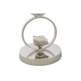 Vase DKD Home Decor Champagne Krystal Aluminium (15 x 15 x 56 cm) #3