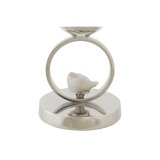 Vase DKD Home Decor Champagne Krystal Aluminium (15 x 15 x 44 cm) #3