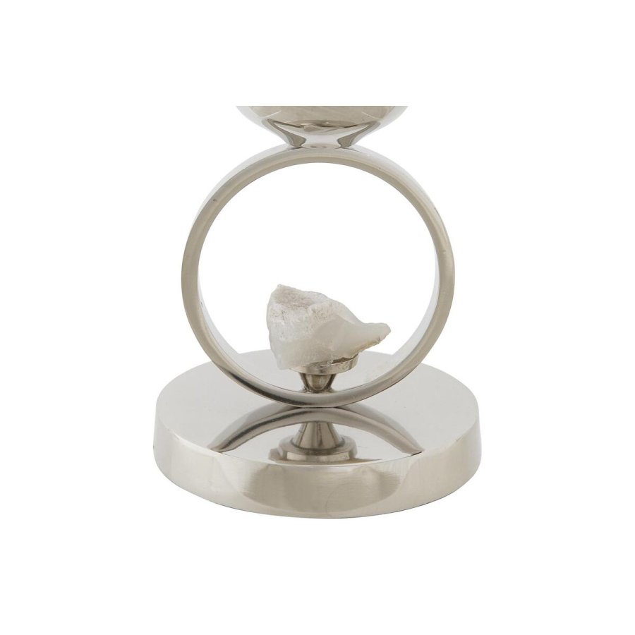 Vase DKD Home Decor Champagne Krystal Aluminium (15 x 15 x 44 cm) #3