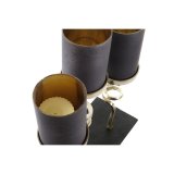 Lyseholder DKD Home Decor Krystal Aluminium (37 x 16 x 47 cm) #2