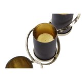 Lyseholder DKD Home Decor Krystal Aluminium (20 x 7 x 6 cm) (52 x 15 x 16,5 cm) #2