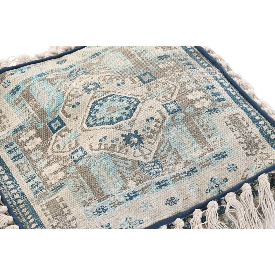 Puf DKD Home Decor Casablanca Bl Frynse 40 x 40 x 40 cm #5