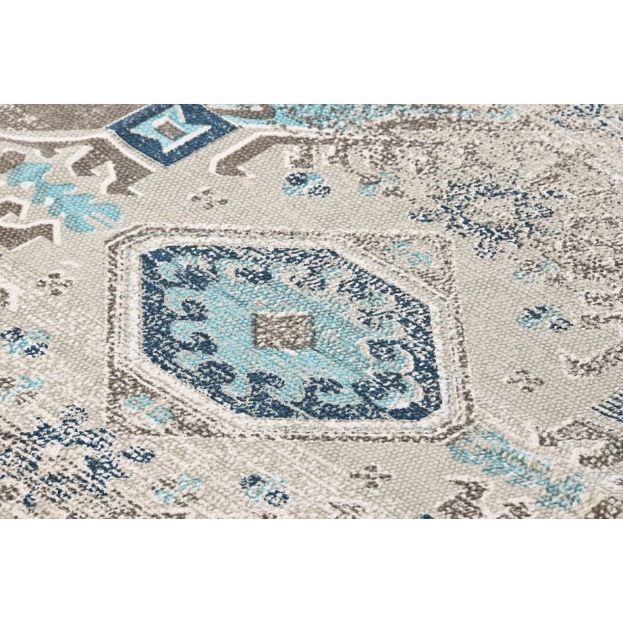 Tppe DKD Home Decor ldet overflade Bl Bomuld Araber (120 x 180 x 1 cm) #17