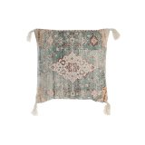 Pude DKD Home Decor Fez Bl 45 x 10 x 45 cm Frynse #1