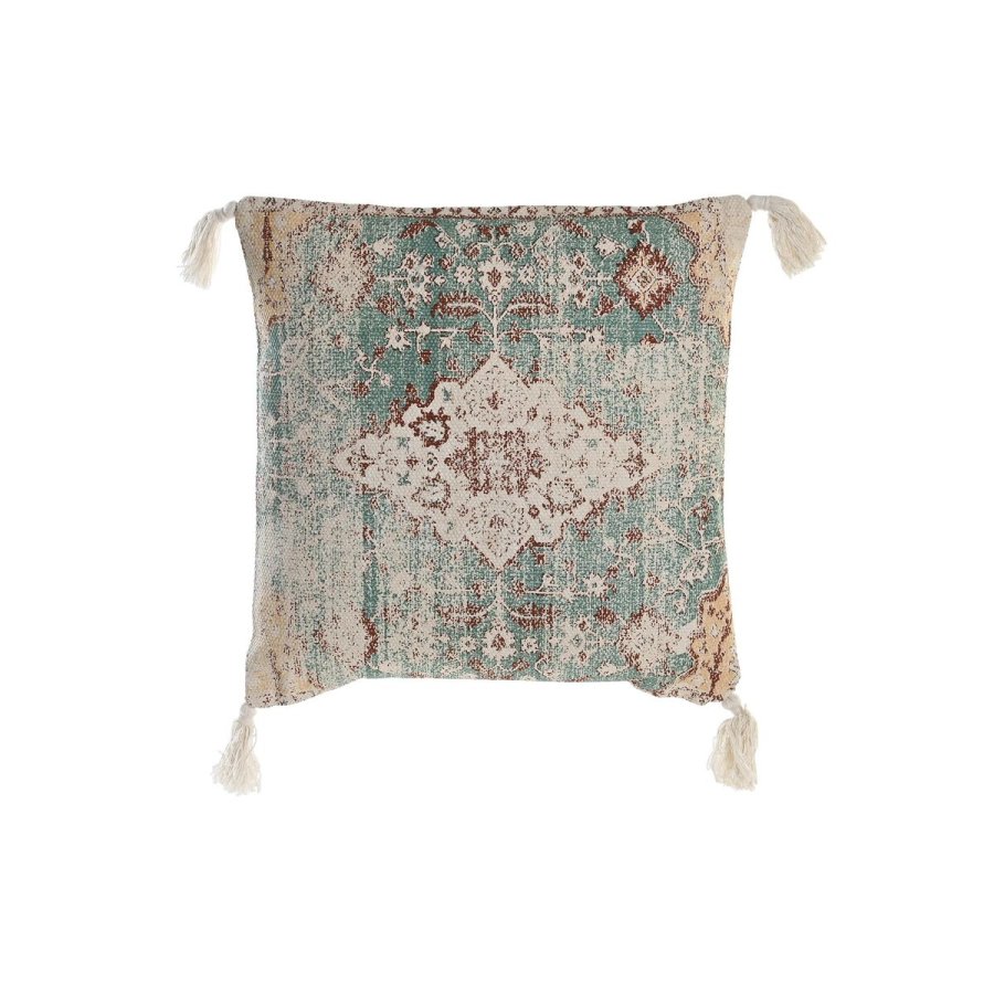 Pude DKD Home Decor Fez Bl 45 x 10 x 45 cm Frynse #1
