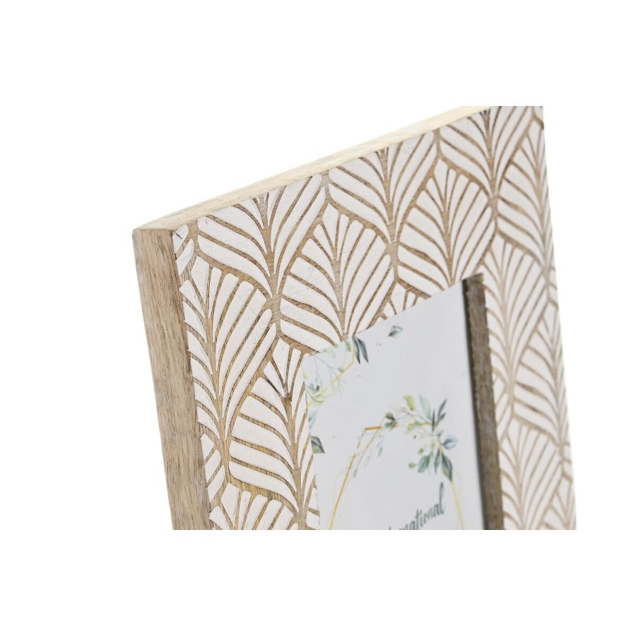 Fotoramme DKD Home Decor 22,5 x 2 x 28 cm Krystal Brun Hvid Mangotr Urban #5