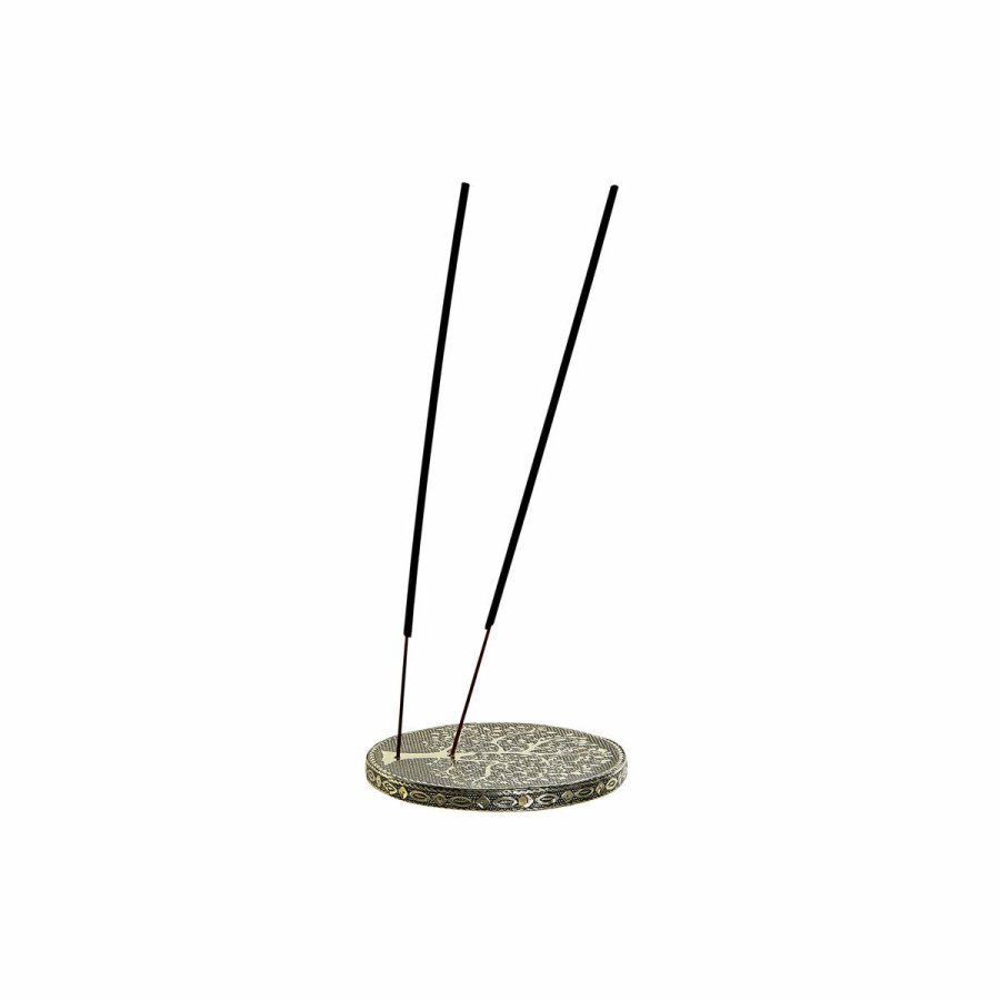 Holder DKD Home Decor  10 cm Tr Aluminium Buddha Araber #9