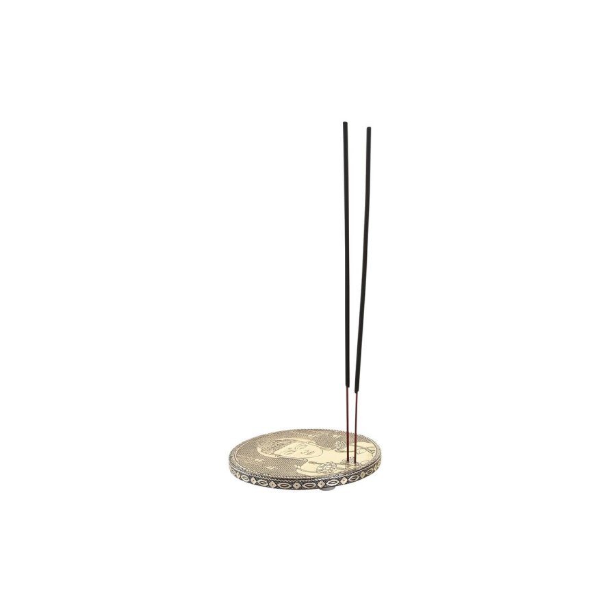 Holder DKD Home Decor  10 cm Tr Aluminium Buddha Araber #5