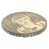 Holder DKD Home Decor  10 cm Tr Aluminium Buddha Araber #1