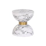 Sofabord DKD Home Decor Hvid Jern 33 x 33 x 35 cm #1