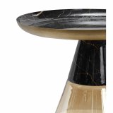 Sofabord DKD Home Decor To-farvet Krystal Jern 60 x 60 x 57 cm #2