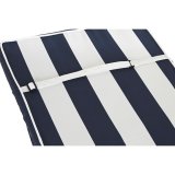 Pude DKD Home Decor Hvid Marinebl Striber 42 x 4 x 115 cm #2