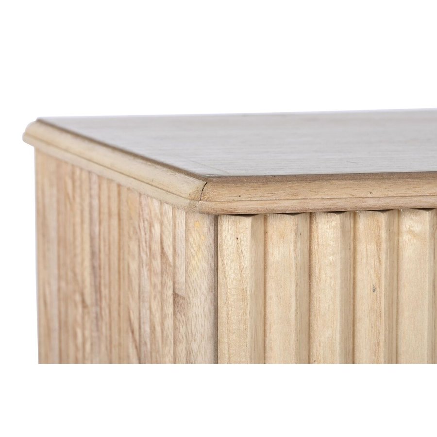 Natbord DKD Home Decor Gylden Lys brun Paulonia tr Tr MDF 43 x 40 x 70 cm #9