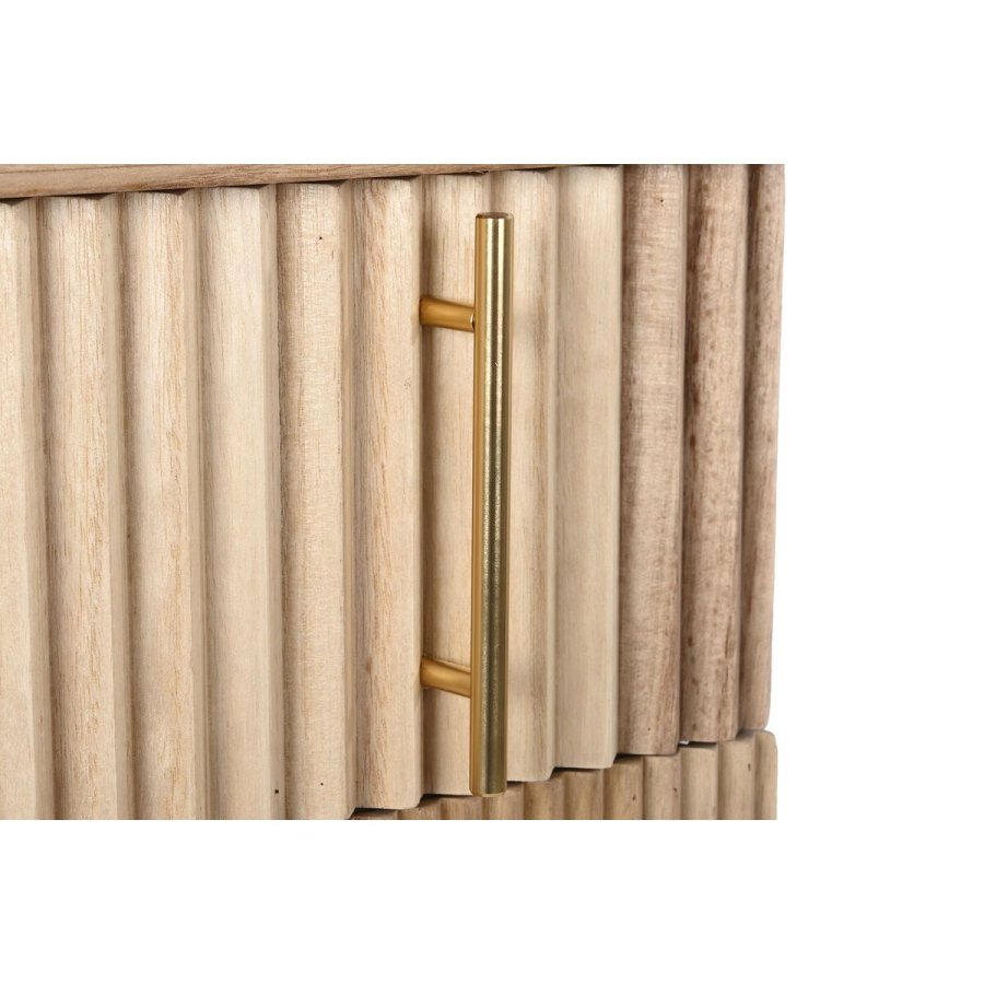 Natbord DKD Home Decor Gylden Lys brun Paulonia tr Tr MDF 43 x 40 x 70 cm #17