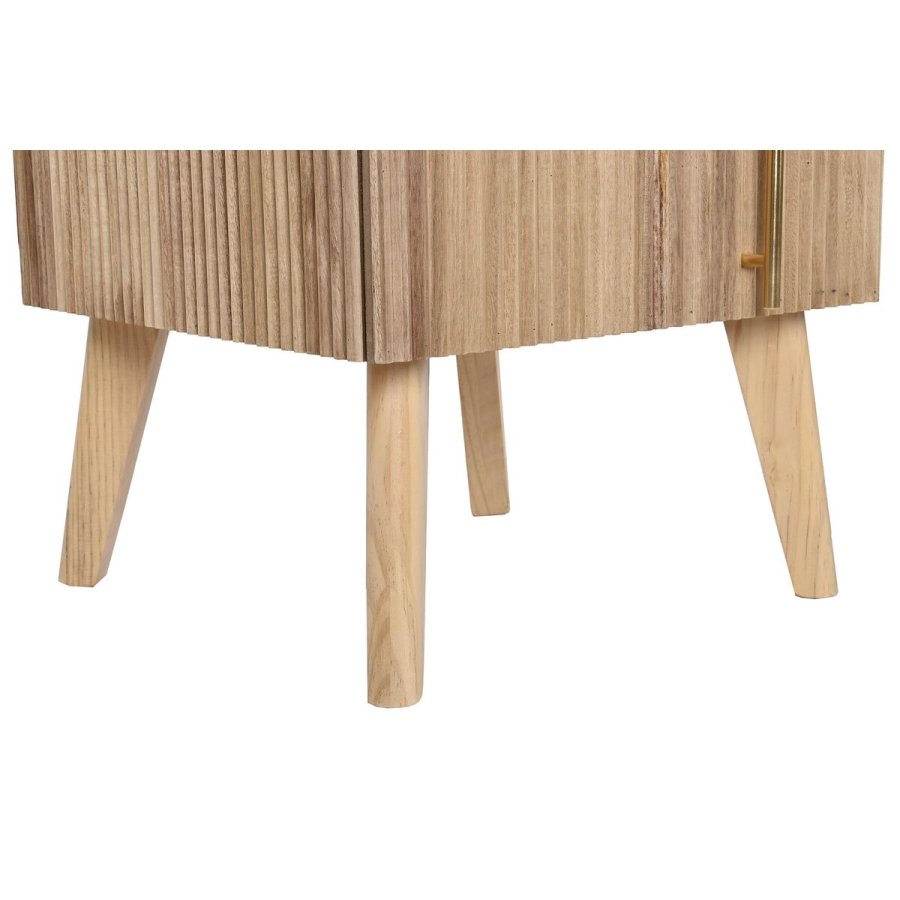 Natbord DKD Home Decor Gylden Lys brun Paulonia tr Tr MDF 43 x 40 x 70 cm #21