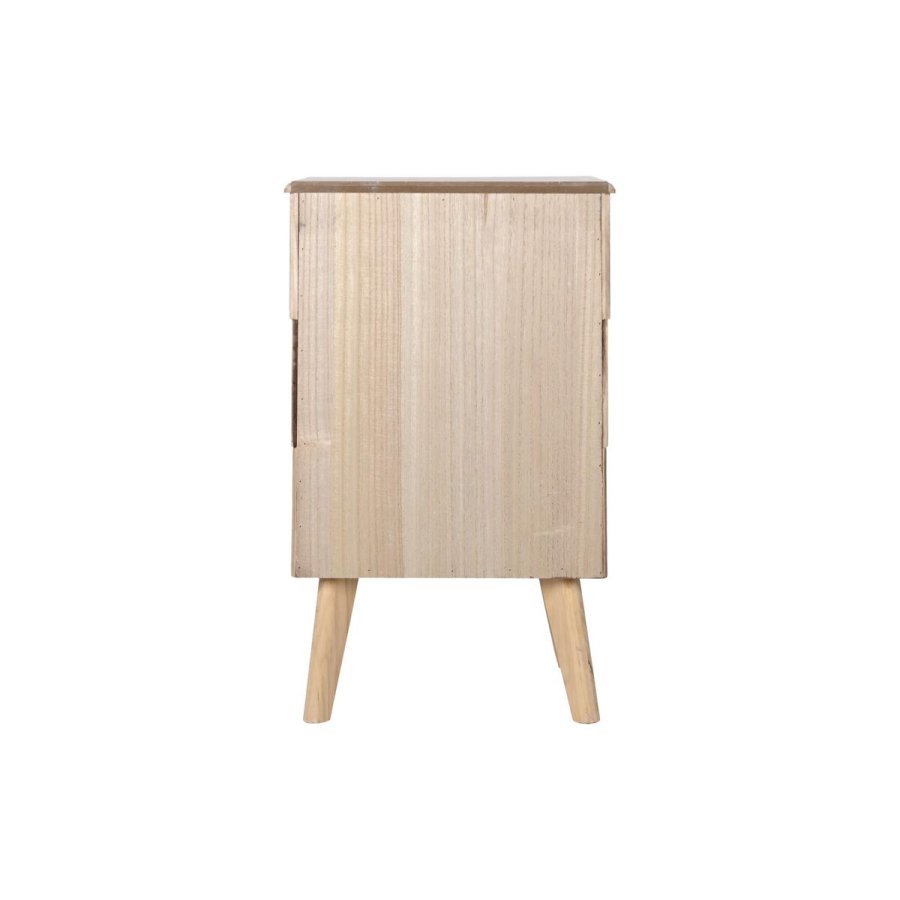 Natbord DKD Home Decor Gylden Lys brun Paulonia tr Tr MDF 43 x 40 x 70 cm #5