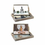 Bakkest DKD Home Decor 40 x 30 x 6 cm Tr MDF (2 enheder) #1