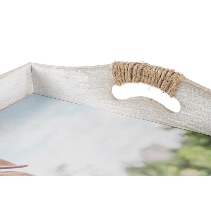 Bakkest DKD Home Decor Multifarvet 40 x 30 x 6 cm Tr MDF (2 enheder) #4