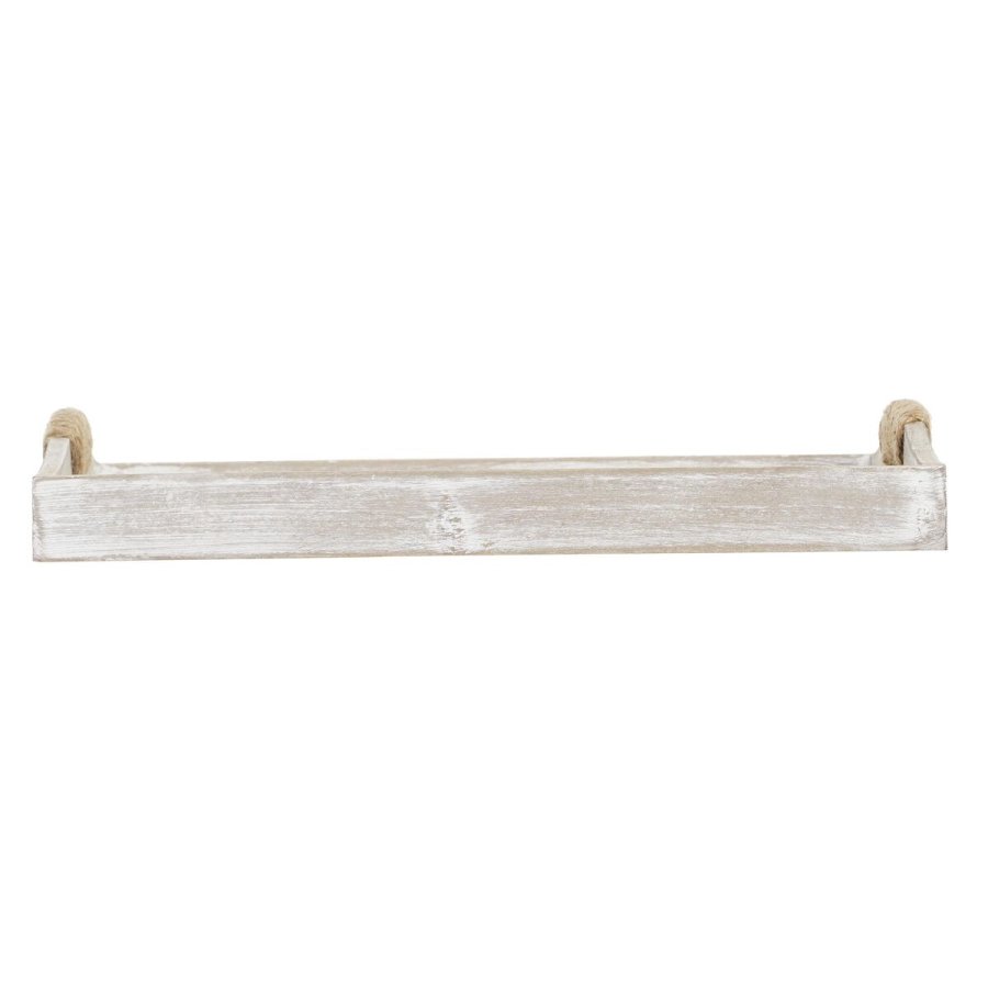 Bakkest DKD Home Decor Beige 40 x 30 x 6 cm Tr MDF (2 enheder) #7