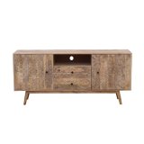 mbler DKD Home Decor Multifarvet Natur Mangotr 155 x 40 x 70 cm #2