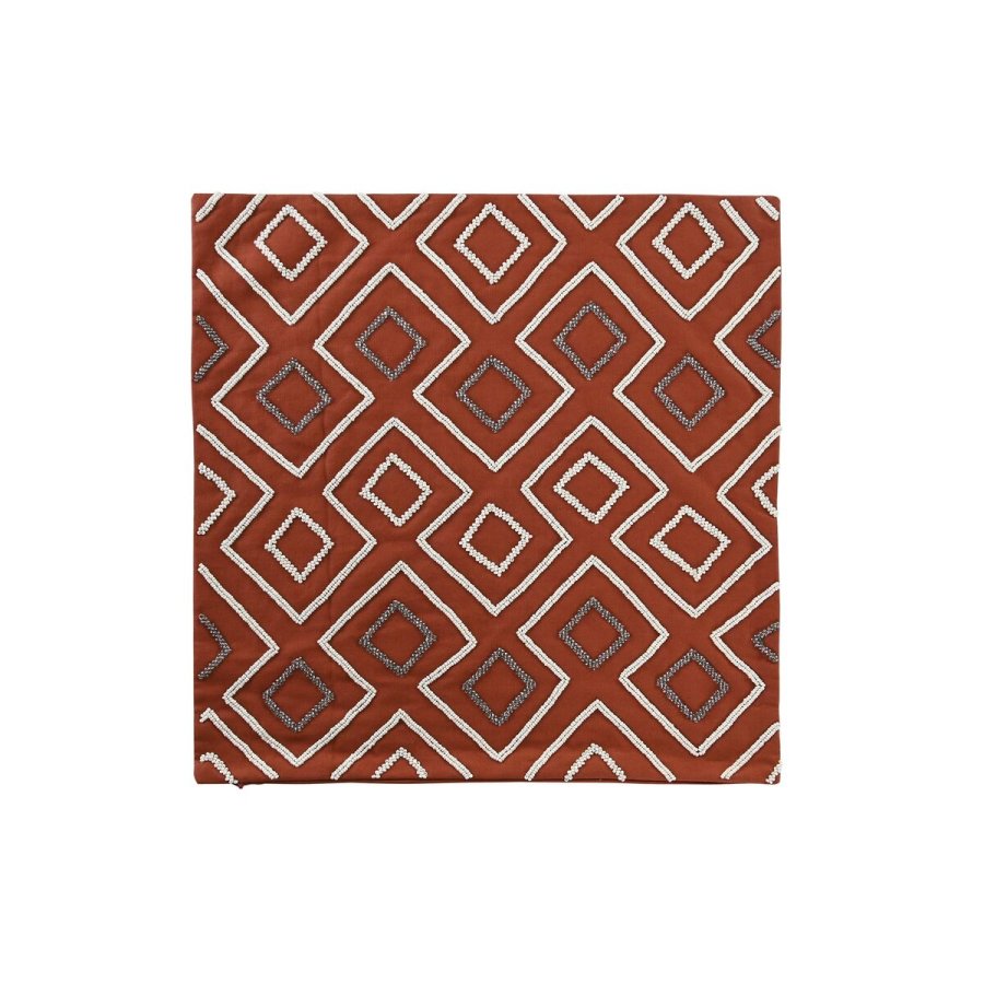 Pudebetrk DKD Home Decor Terrakotta Geometri 50 x 1 x 50 cm #1