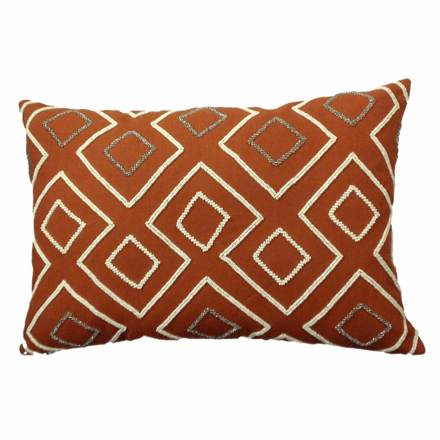 Pudebetrk DKD Home Decor 60 x 1 x 40 cm Terrakotta Geometri #1