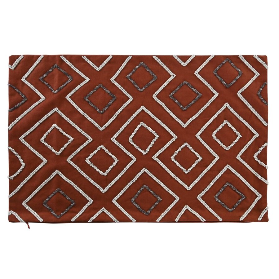 Pudebetrk DKD Home Decor 60 x 1 x 40 cm Terrakotta Geometri #4