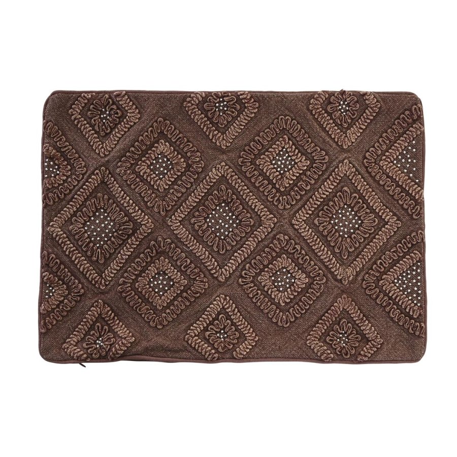 Pudebetrk DKD Home Decor 60 x 1 x 40 cm Brun Romber #1