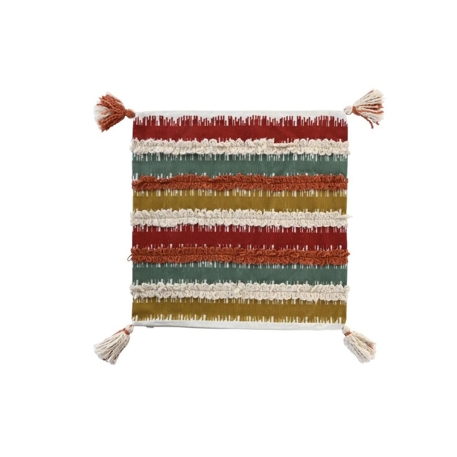 Pudebetrk DKD Home Decor Striber Multifarvet 50 x 1 x 50 cm #1