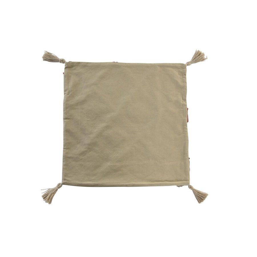 Pudebetrk DKD Home Decor Multifarvet Frynse 50 x 1 x 50 cm #3