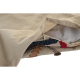 Pudebetrk DKD Home Decor Multifarvet Frynse 50 x 1 x 50 cm #2