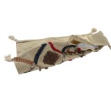 Pudebetrk DKD Home Decor 60 x 1 x 40 cm Multifarvet Frynse #3