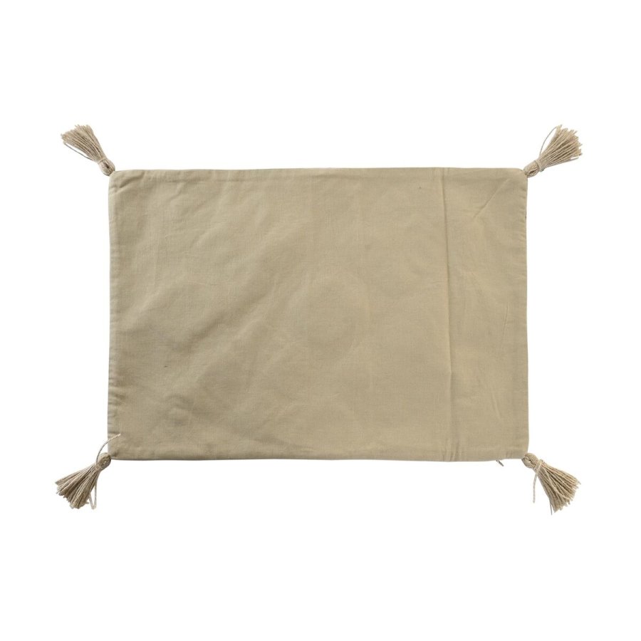 Pudebetrk DKD Home Decor 60 x 1 x 40 cm Multifarvet Frynse #3