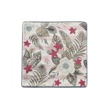 Pudebetrk DKD Home Decor Pink Grn Tropisk 50 x 1 x 50 cm #1