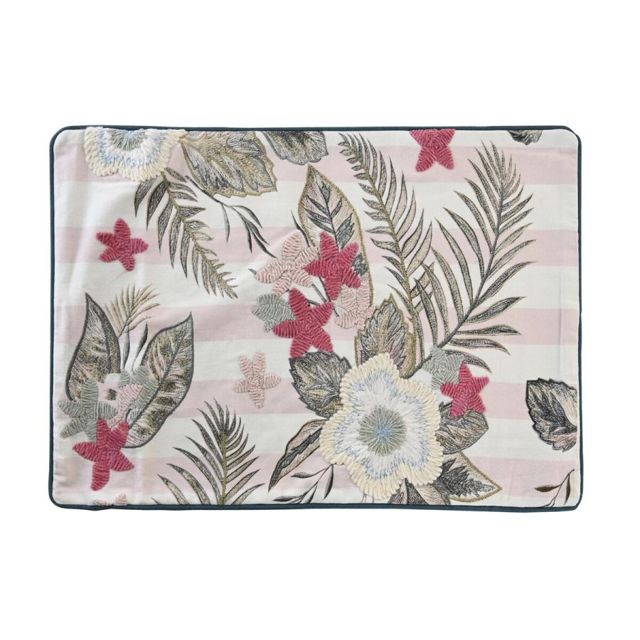 Pudebetrk DKD Home Decor 60 x 1 x 40 cm Pink Grn Tropisk #4