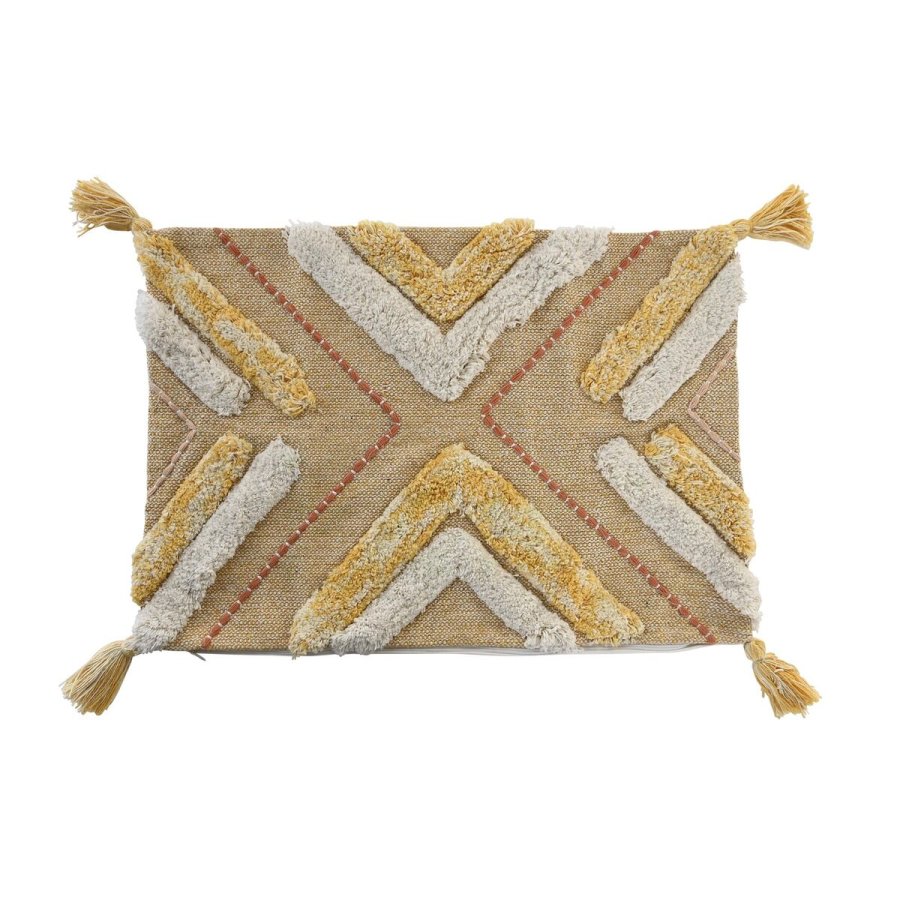 Pudebetrk DKD Home Decor 60 x 1 x 40 cm Gul #1