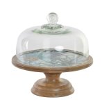 Snack bakke DKD Home Decor Multifarvet Natur Krystal Mangotr Moderne 30 x 30 x 33 cm #1
