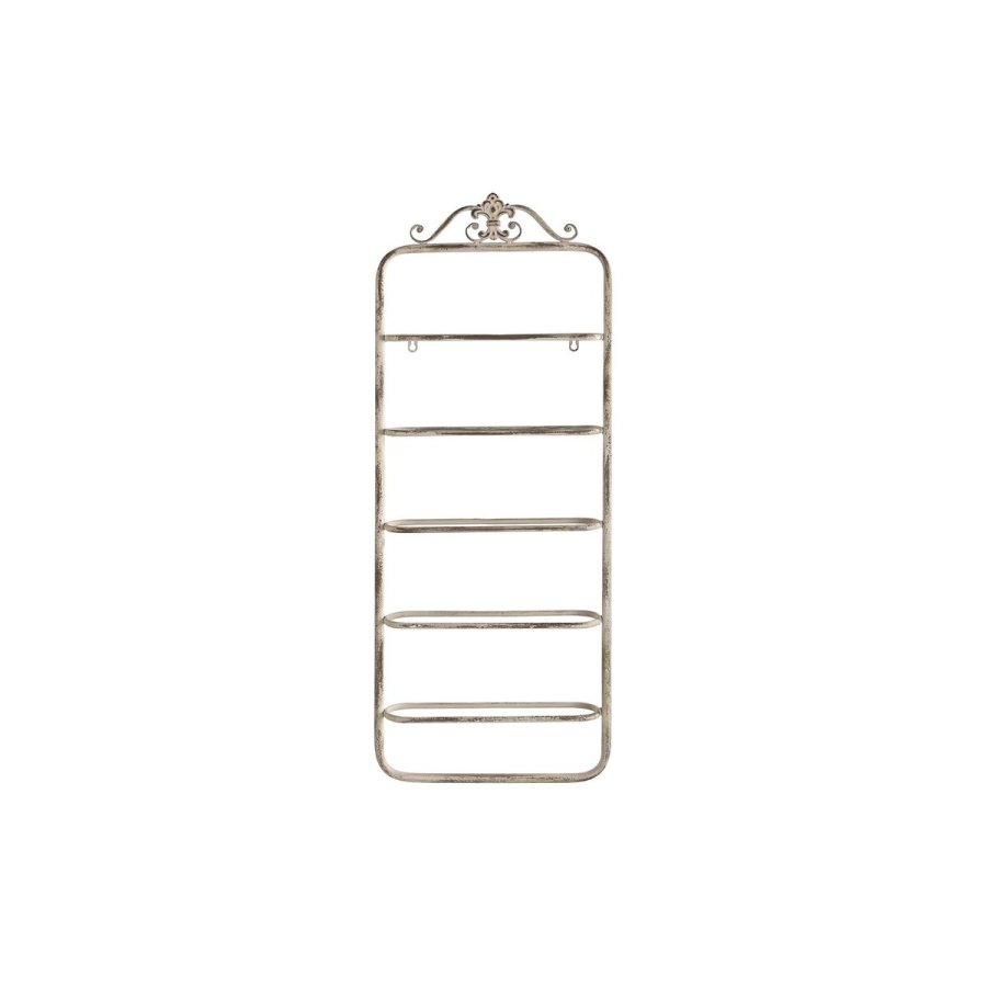Flaskereol DKD Home Decor Metal Hvid (39 x 9,5 x 102,5 cm) #1