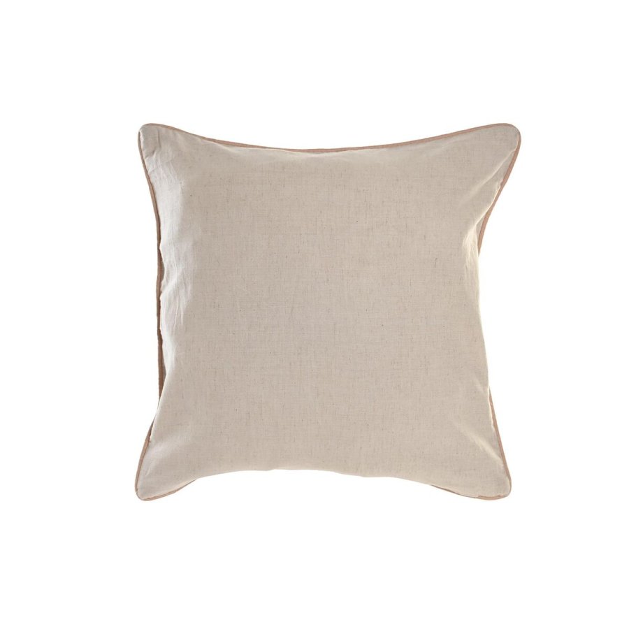 Pude DKD Home Decor 50 x 15 x 50 cm Beige Pink Aluminium Traditionel 50 x 1 x 50 cm #3