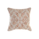 Pude DKD Home Decor 50 x 15 x 50 cm Beige Pink Aluminium Traditionel 50 x 1 x 50 cm #1