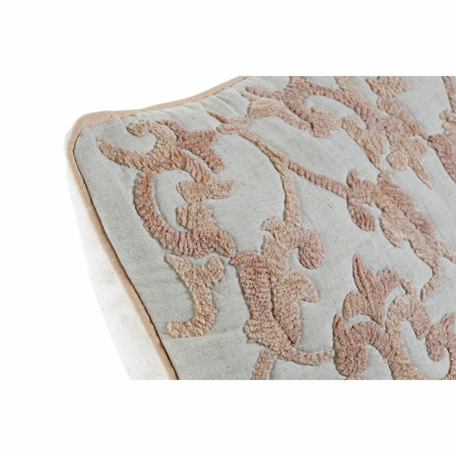 Pude DKD Home Decor 60 x 15 x 40 cm 60 x 1 x 40 cm Beige Aluminium Traditionel #3