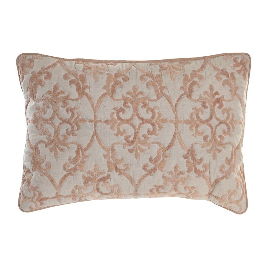 Pude DKD Home Decor 60 x 15 x 40 cm 60 x 1 x 40 cm Beige Aluminium Traditionel #1
