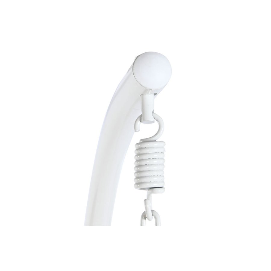 Hngende havestol DKD Home Decor Hvid Metal Aluminium syntetisk spanskrr 94 x 100 x 196 cm #5