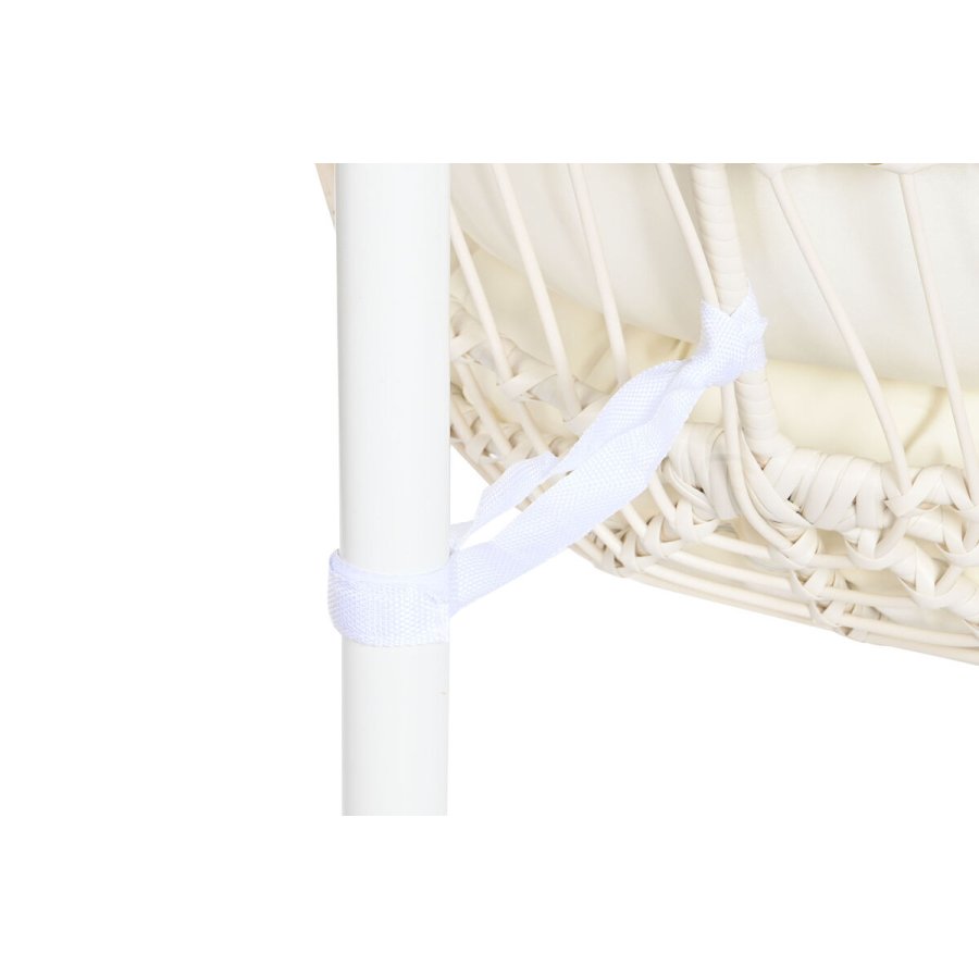 Hngende havestol DKD Home Decor Hvid Metal Aluminium syntetisk spanskrr 94 x 100 x 196 cm #7