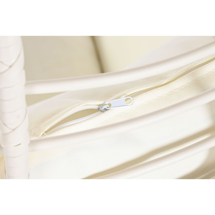 have DKD Home Decor 90 x 65 x 151 cm Metal syntetisk spanskr�r Hvid #6