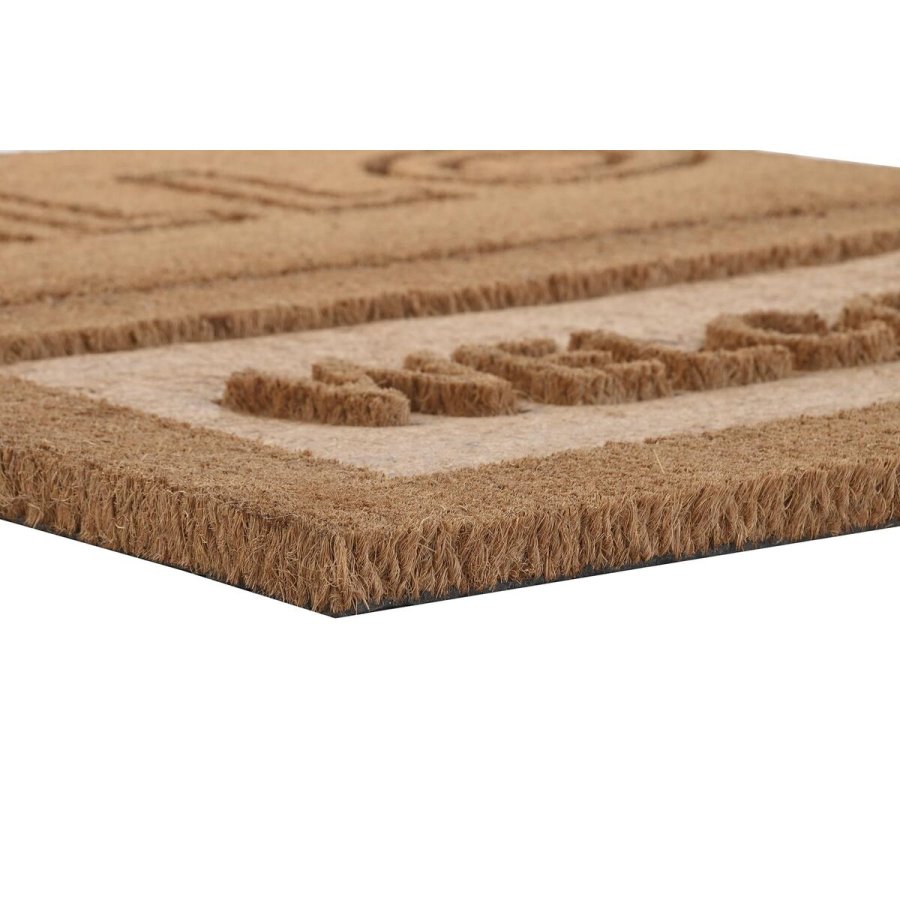 Drmtte DKD Home Decor Brun Gummi Kokos (75 x 45 x 2,3 cm) (2 enheder) #5
